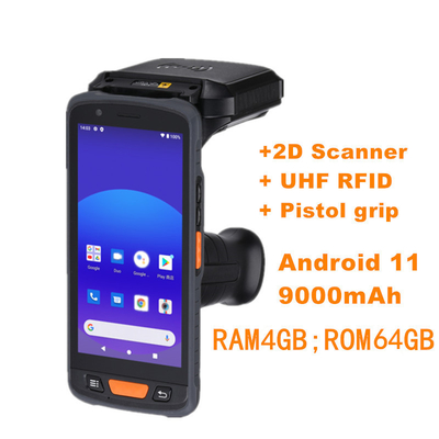 2024 5.5 дюймовый портативный Android PDA 1D 2D сканер штрих-кода ручной RFID Pda Reader